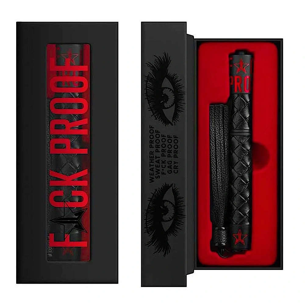 Jeffree Star | F**k Proof Mascara Black | NiB leather whip tube design kinky fun